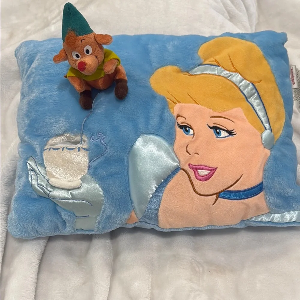 Cinderella Plush Pillow with Gus Gus - Picture 2 of 10